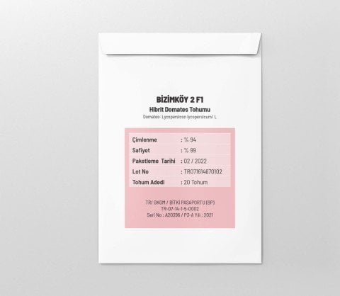 Oturak Pembe Köy Domatesi - Bizimköy 2 F1
